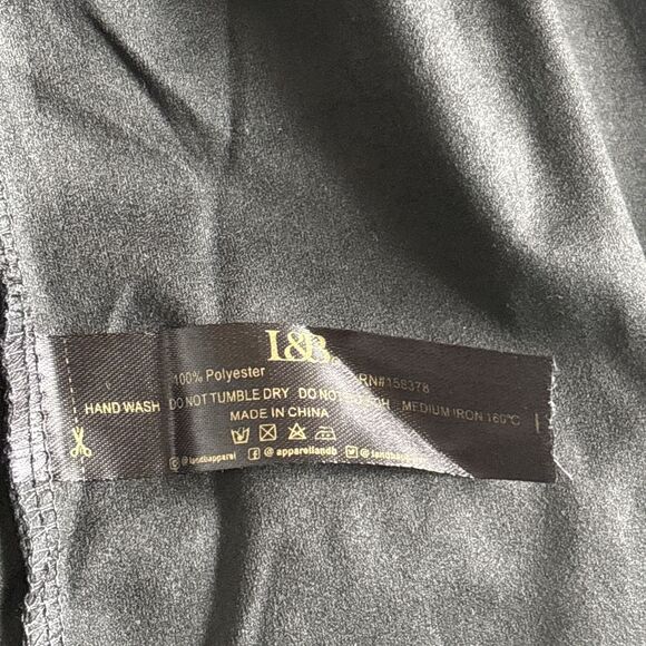 L&B (Lucky and Blessed) Black Fringe Open  Jacket - Size Medium - Picture 8 of 8